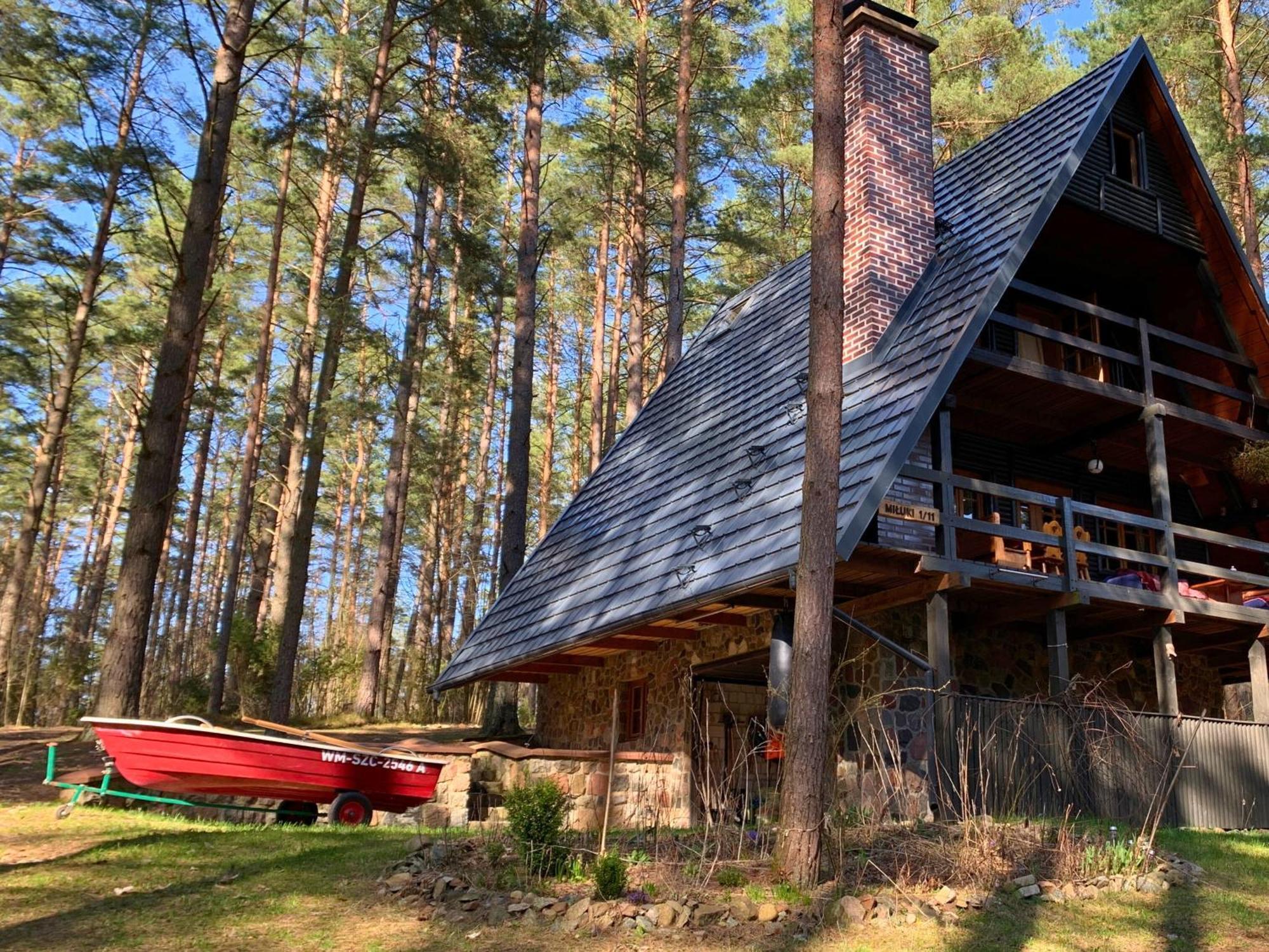 Ferienhaus Marianna Am See Mit Gratis Sauna, Ruderboot & Wlan Krzywonoga Exterior photo
